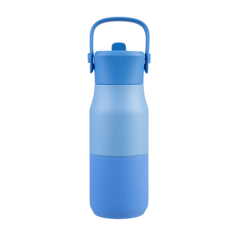 Stainless Steel Double Wall Insulated 'Jnr' Drink Bottle W/ Sipper 400ml