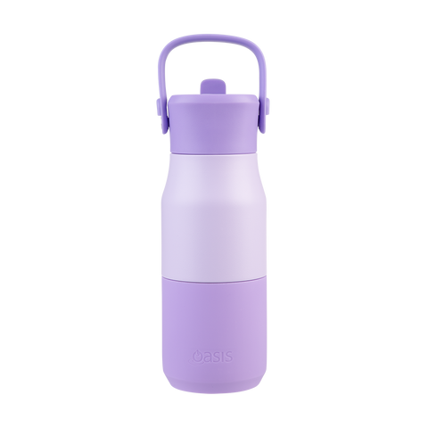 Stainless Steel Double Wall Insulated 'Jnr' Drink Bottle W/ Sipper 400ml