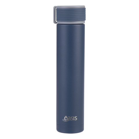 'Skinny Mini' Stainless Steel Double Wall Insulated Drink Bottle W/ Powdercoat 250ml