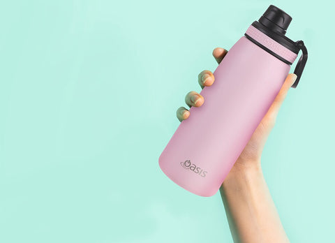 Stainless Steel Double Wall Insulated Sports Bottle W/ Screw Cap 780ml