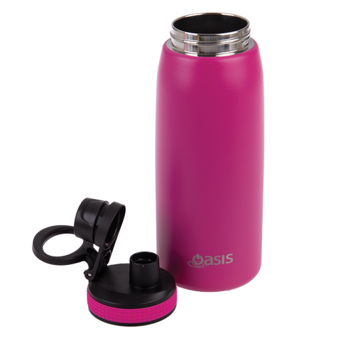 Stainless Steel Double Wall Insulated Sports Bottle W/ Screw Cap 780ml