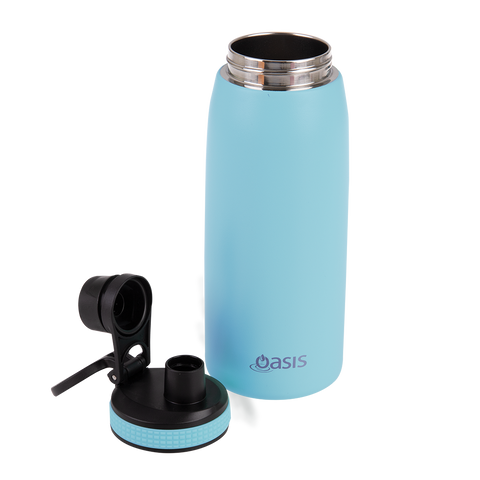 Stainless Steel Double Wall Insulated Sports Bottle W/ Screw Cap 780ml