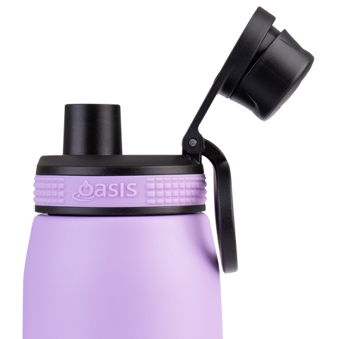 Stainless Steel Double Wall Insulated Sports Bottle W/ Screw Cap 780ml