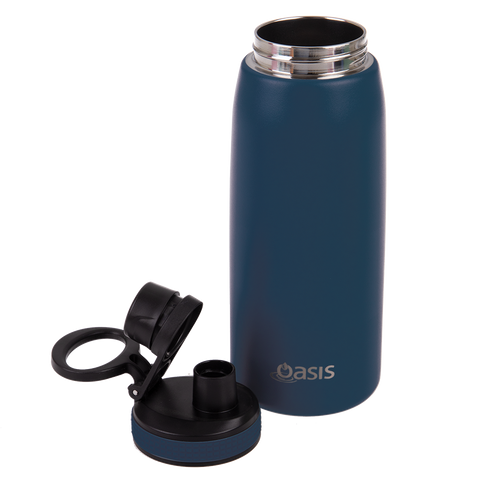 Stainless Steel Double Wall Insulated Sports Bottle W/ Screw Cap 780ml