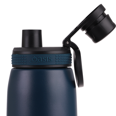 Stainless Steel Double Wall Insulated Sports Bottle W/ Screw Cap 780ml