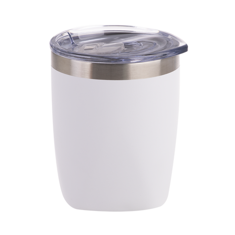 Stainless Steel Double Wall Matte White Insulated Tumbler Old Fashion - 300L (6 Colors)