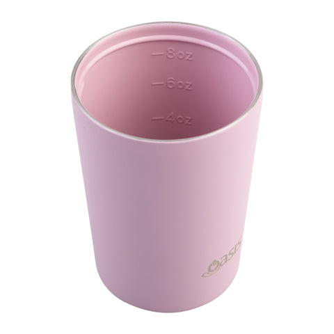 Ceramic Lined Stainless Steel Double Wall Insulated Coffee Cup 235ml
