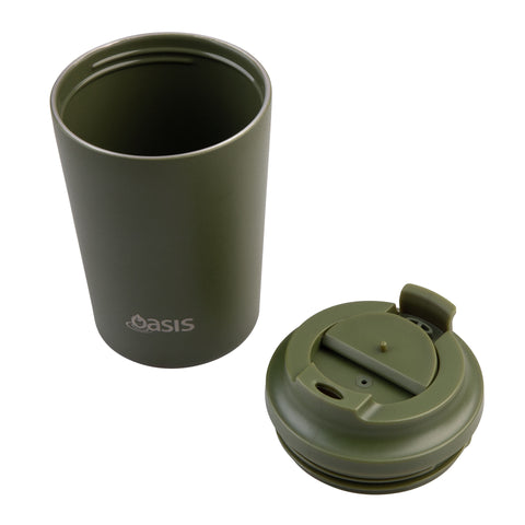 Ceramic Lined Stainless Steel Double Wall Insulated Coffee Cup 235ml