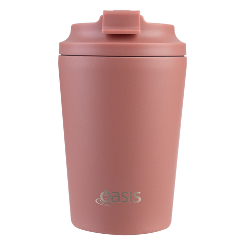 Ceramic Lined Stainless Steel Double Wall Insulated Coffee Cup 360ml