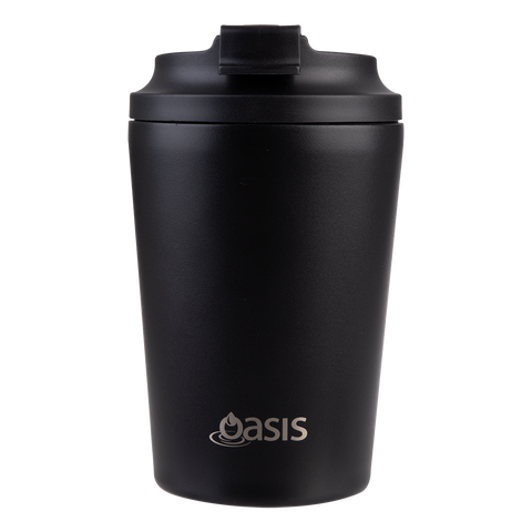 Ceramic Lined Stainless Steel Double Wall Insulated Coffee Cup 360ml