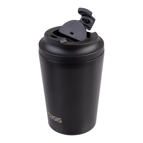 Ceramic Lined Stainless Steel Double Wall Insulated Coffee Cup 360ml