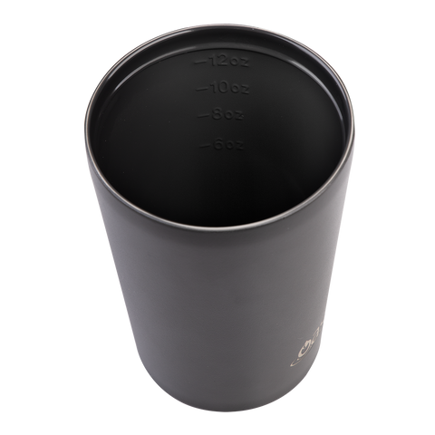 Ceramic Lined Stainless Steel Double Wall Insulated Coffee Cup 360ml