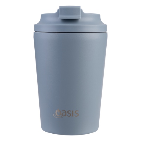 Ceramic Lined Stainless Steel Double Wall Insulated Coffee Cup 360ml