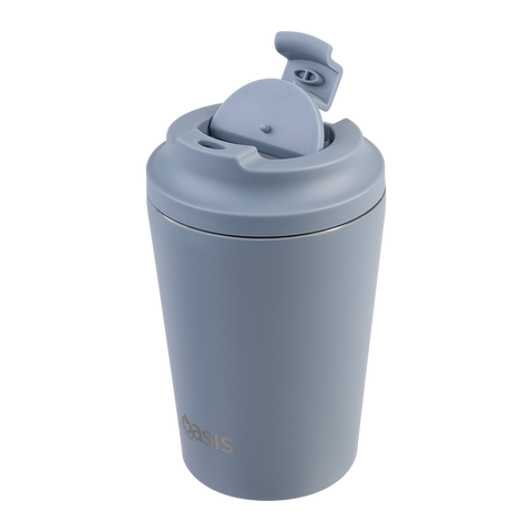 Ceramic Lined Stainless Steel Double Wall Insulated Coffee Cup 360ml