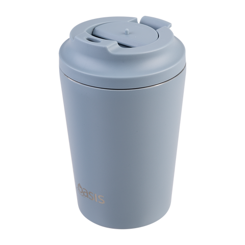 Ceramic Lined Stainless Steel Double Wall Insulated Coffee Cup 360ml