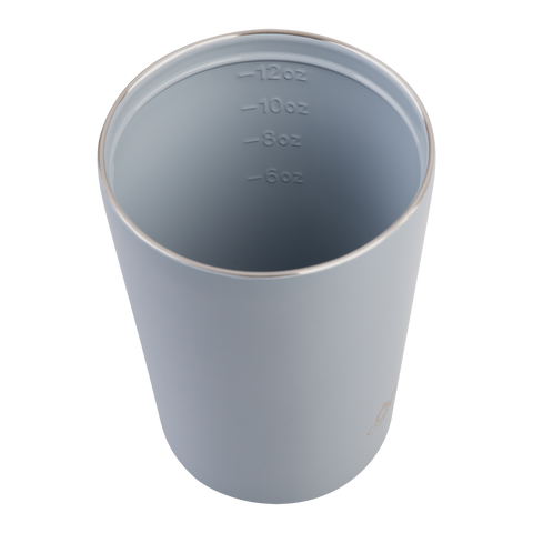 Ceramic Lined Stainless Steel Double Wall Insulated Coffee Cup 360ml
