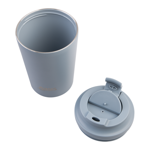 Ceramic Lined Stainless Steel Double Wall Insulated Coffee Cup 360ml