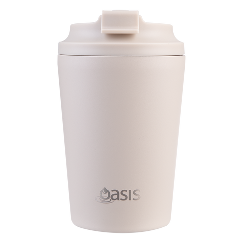 Ceramic Lined Stainless Steel Double Wall Insulated Coffee Cup 360ml