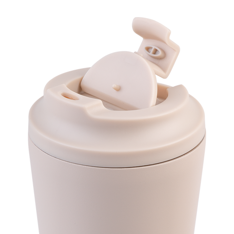Ceramic Lined Stainless Steel Double Wall Insulated Coffee Cup 360ml