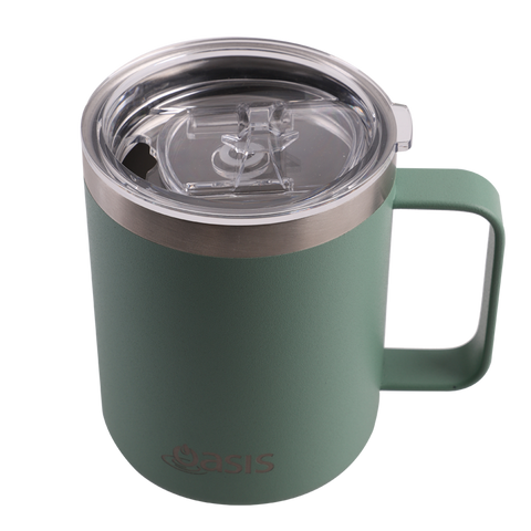 Stainless Steel Double Wall Insulated Explorer Mug 400Ml - Black