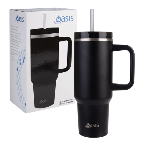 Stainless Steel Insulated Travel Tumbler - 1.2L