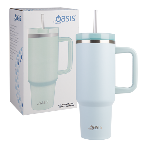 Stainless Steel Insulated Travel Tumbler - 1.2L