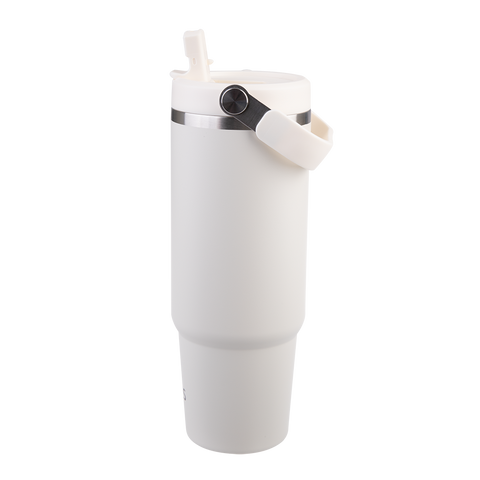Stainless Steel Double Wall Insulated 'Voyager' Carry Tumbler 900ml
