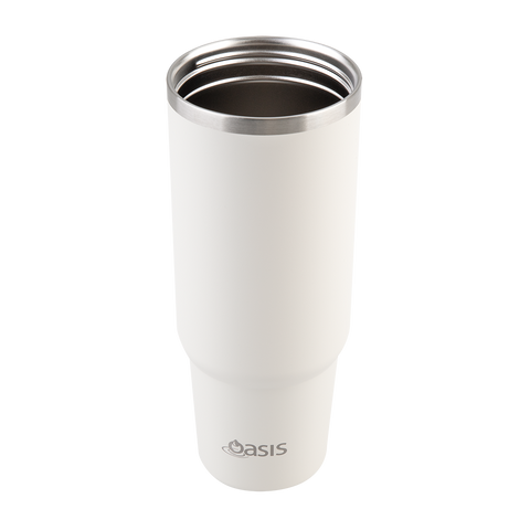 Stainless Steel Double Wall Insulated 'Voyager' Carry Tumbler 900ml