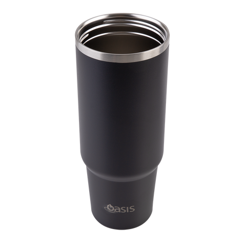 Stainless Steel Double Wall Insulated 'Voyager' Carry Tumbler 900ml
