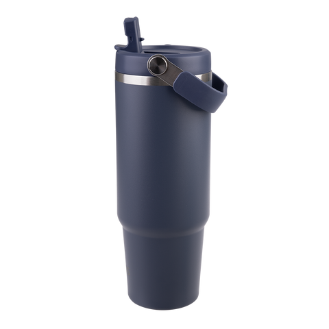Stainless Steel Double Wall Insulated 'Voyager' Carry Tumbler 900ml