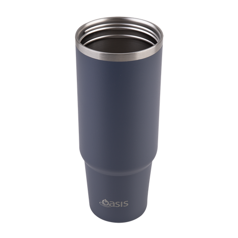 Stainless Steel Double Wall Insulated 'Voyager' Carry Tumbler 900ml