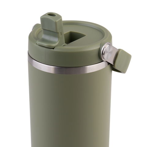 Stainless Steel Double Wall Insulated 'Voyager' Carry Tumbler 900ml