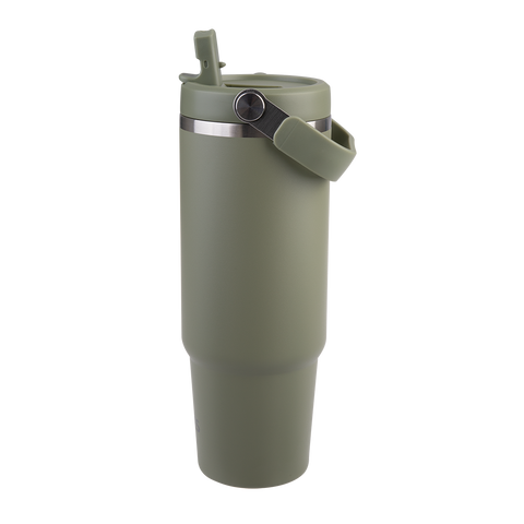 Stainless Steel Double Wall Insulated 'Voyager' Carry Tumbler 900ml