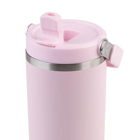 Stainless Steel Double Wall Insulated 'Voyager' Carry Tumbler 900ml