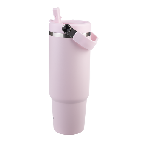 Stainless Steel Double Wall Insulated 'Voyager' Carry Tumbler 900ml