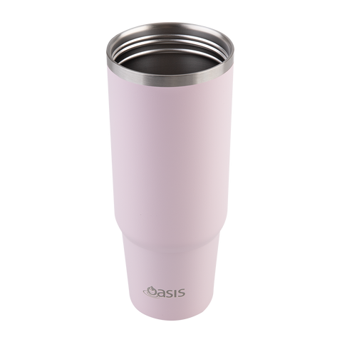 Stainless Steel Double Wall Insulated 'Voyager' Carry Tumbler 900ml
