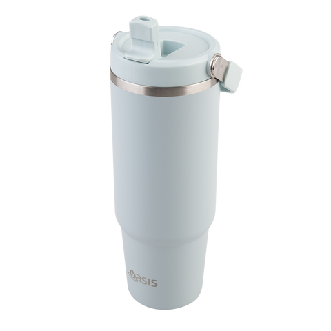 Stainless Steel Double Wall Insulated 'Voyager' Carry Tumbler 900ml