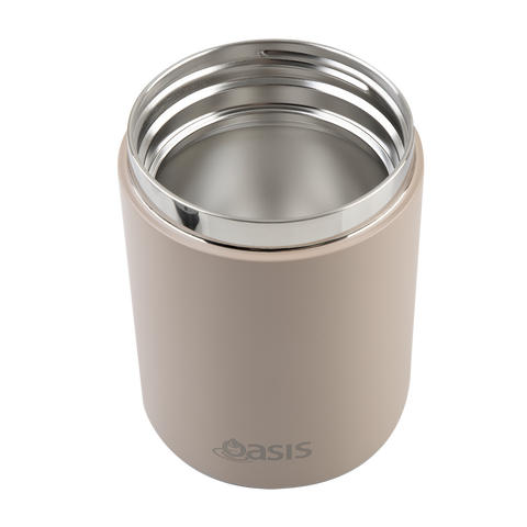 Stainless Steel Double Wall Insulated Food Flask W/ Handle & Spoon 480ml