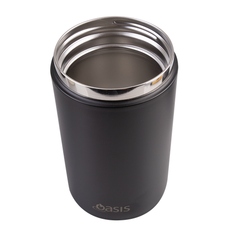 Stainless Steel Double Wall Insulated Food Flask W/ Handle & Spoon 700ml