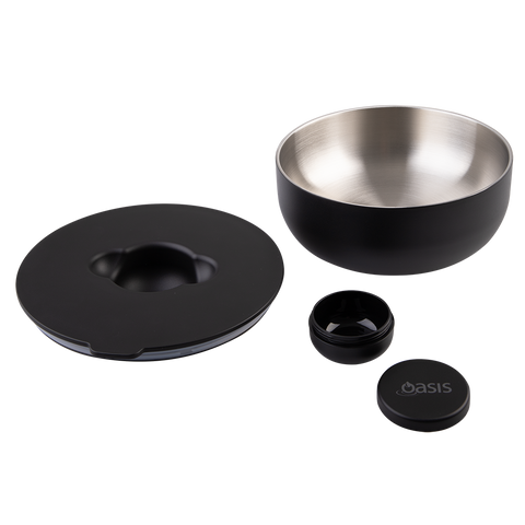 Stainless Steel Double Wall Insulated Fresh'n'go Lunch Bowl 950ml