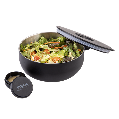 Stainless Steel Double Wall Insulated Fresh'n'go Lunch Bowl 950ml