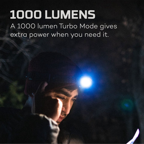 Rechargeable 1000 Rechargeable 1000 Lumen Headlamp featuring Flex Fuel
