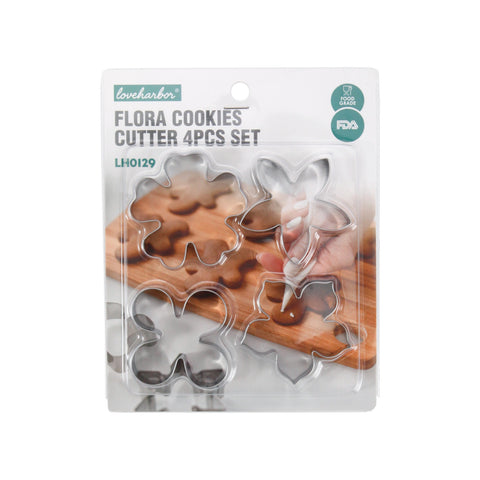 Loveharbor Flora Cookies Cutter Set