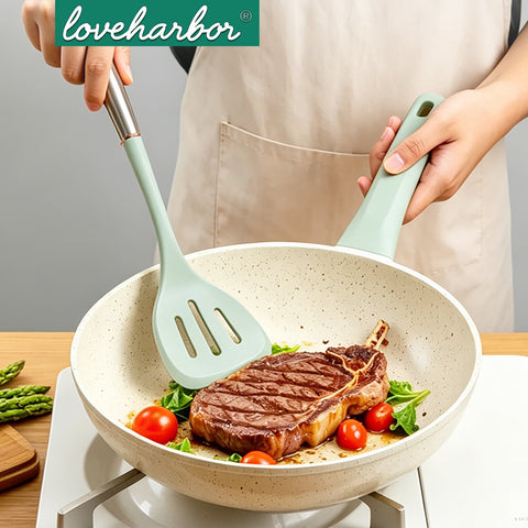 Loveharbor Premium Silicone Slotted Spatula