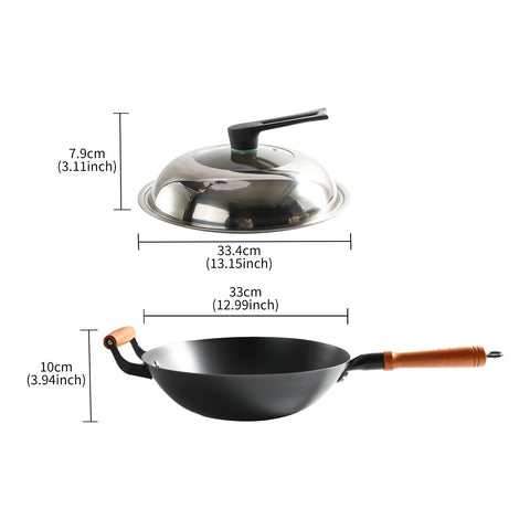 Loveharbor Cast Iron Wok