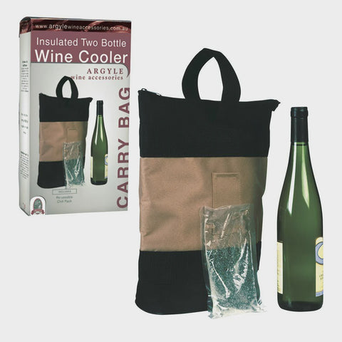 2 Bottle Insulated Wine Carry Bag