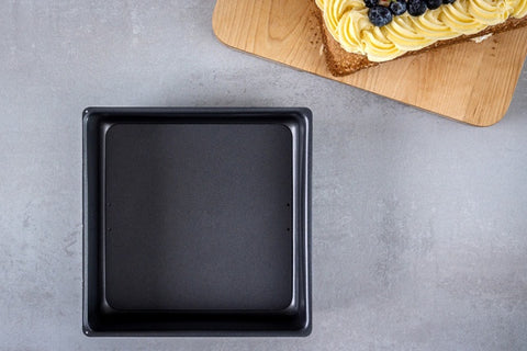 Heavy Loose Base Square Deep Cake Pan 25cm