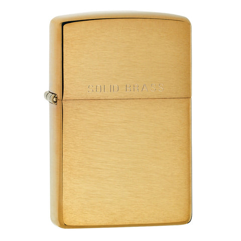 Brushed Finish Brass With Solid Brass Etch
