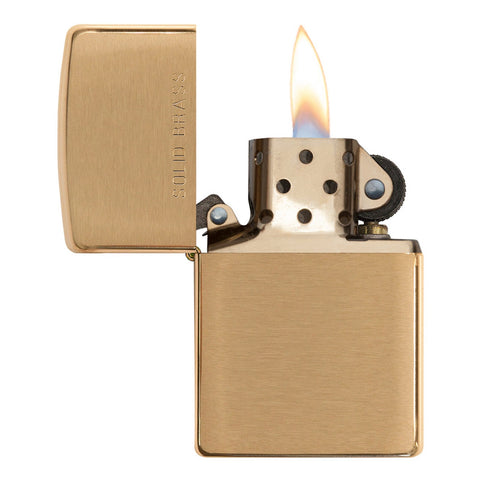Brushed Finish Brass With Solid Brass Etch