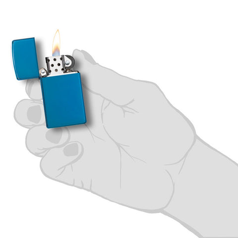 20494 Slim High Polished Blue